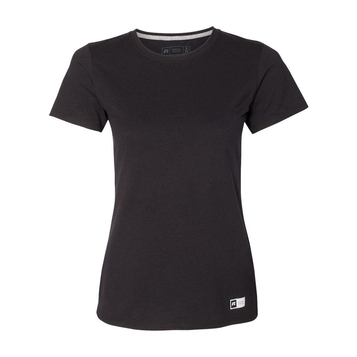 

Женская футболка Russell Athletic Essential 60/40 Performance, черный