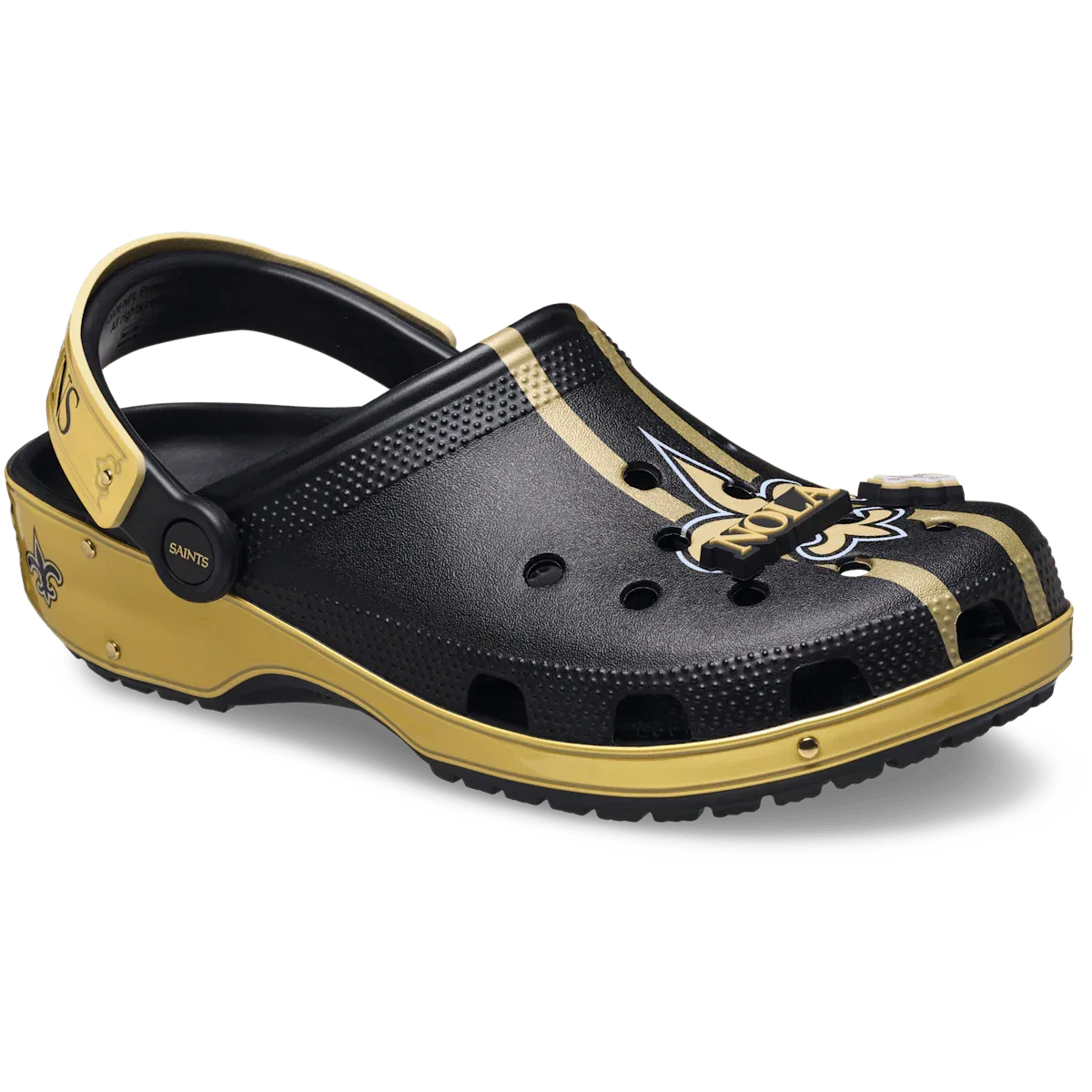 Классические сабо NFL New Orleans Saints Crocs, Multi — фото 3