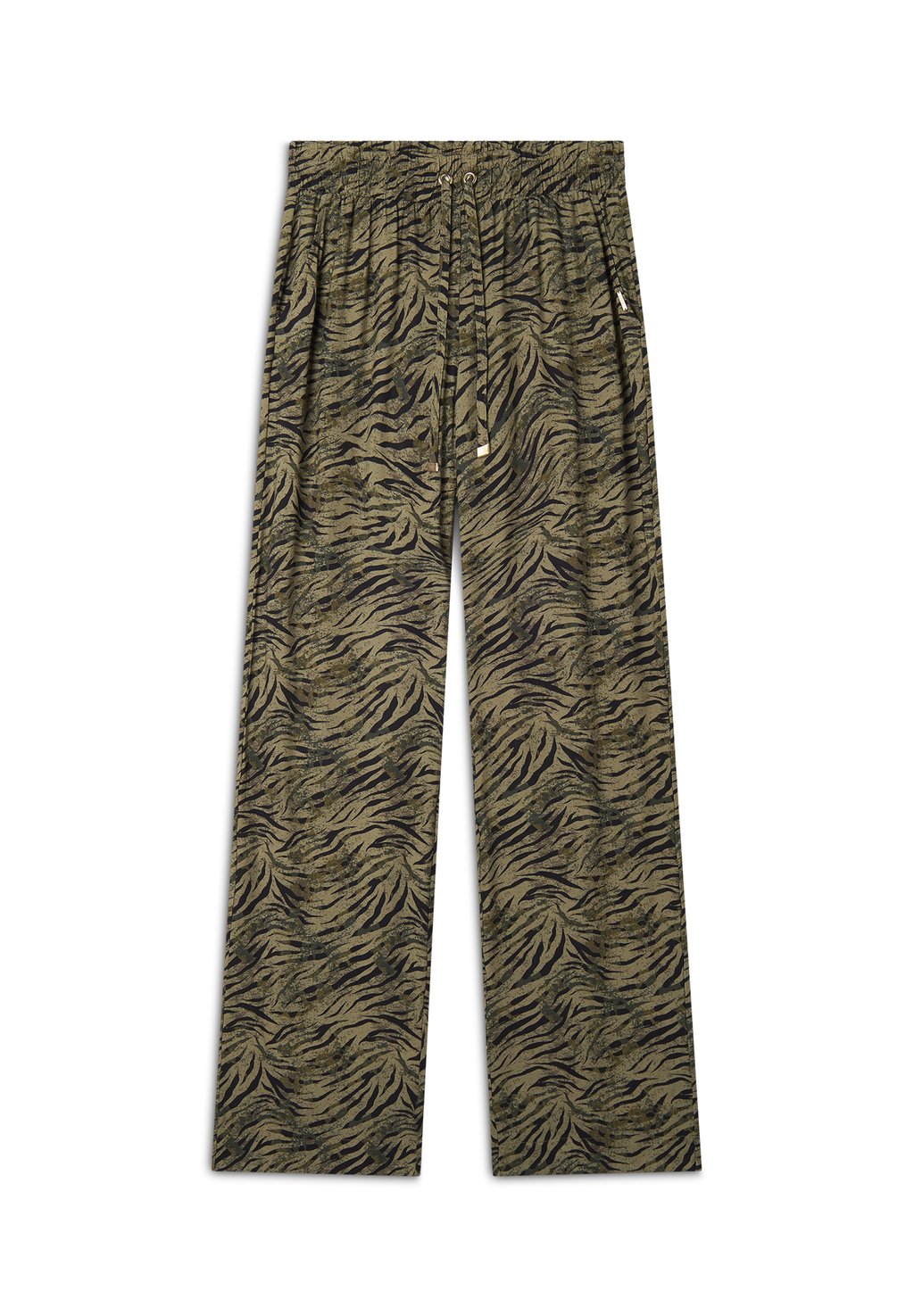 

Брюки COMFORT IN ANIMALIER CON GAMBA AMPIA Freddy, зеленый