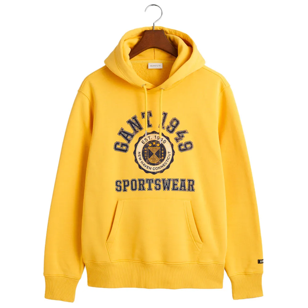 

Худи Gant Front Graphic, желтый