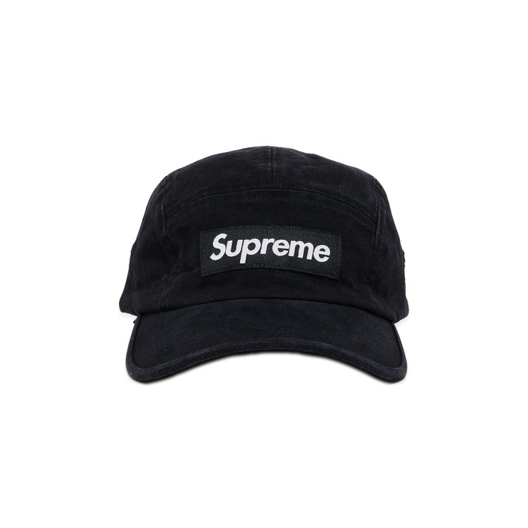 

Бейсболка Supreme Washed Canvas Camp Cap, черный