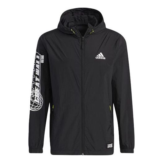 

Куртка adidas Outdoor Athleisure Casual Sports Hooded Jacket Black, черный