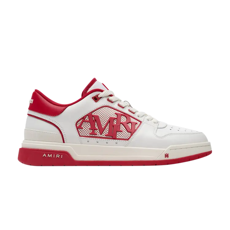 Кроссовки Amiri Classic Low, цвет White Red