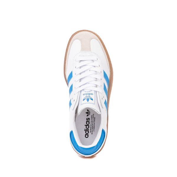 Кроссовки adidas Sambae Athletic Shoe, цвет White/Bright Blue/Gold — фото 2