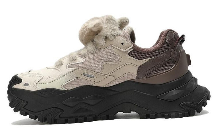 

Кроссовки FILA FUSION Bianco Chunky Sneakers Women's Low-top Dark Mushroom With Outerspace And NB Burgundy, цвет Dark Mushroom with Outerspace and NB Burgundy