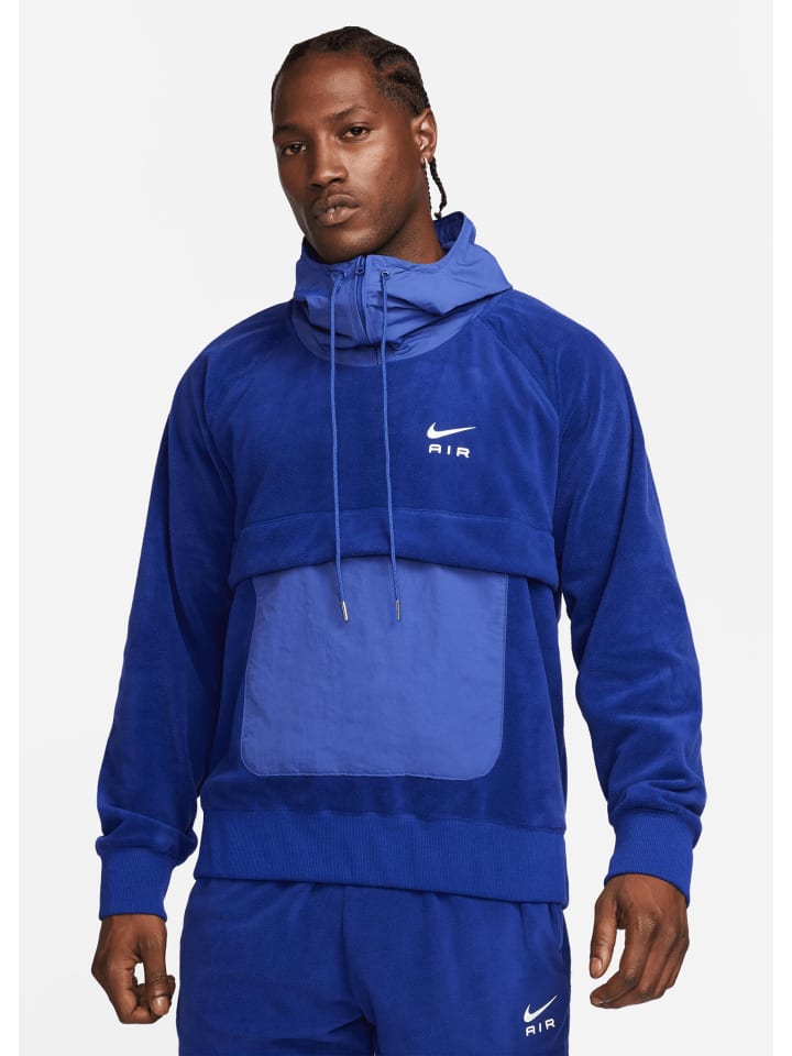 

Толстовка Nike, цвет deep royal blue/white