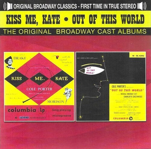 

CD диск Kiss Me Kate (1948) / Out of This World / O.C.R.: Kiss Me, Kate (1948)/Out Of This World (1950)