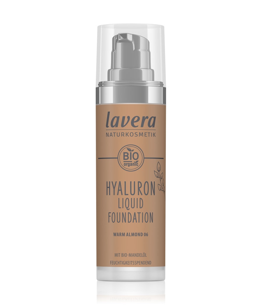 

Кремовая основа lavera Hyaluron Liquid Foundation, Nr. 06 - Warm Almond, 30 ml