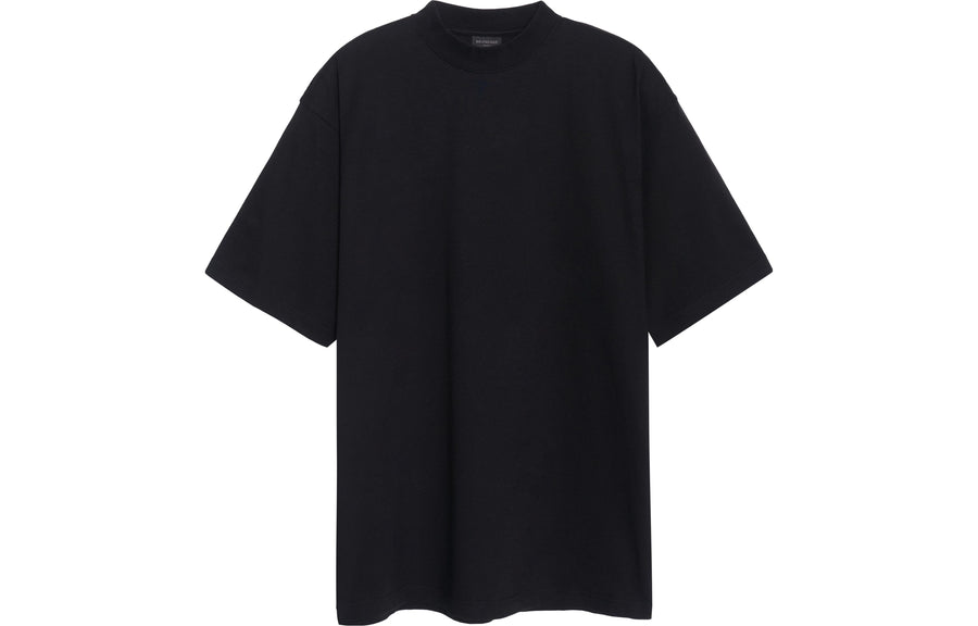 Футболка Balenciaga BB Paris Strass T-shirt Medium Fit 'Black Faded', черный — фото 2
