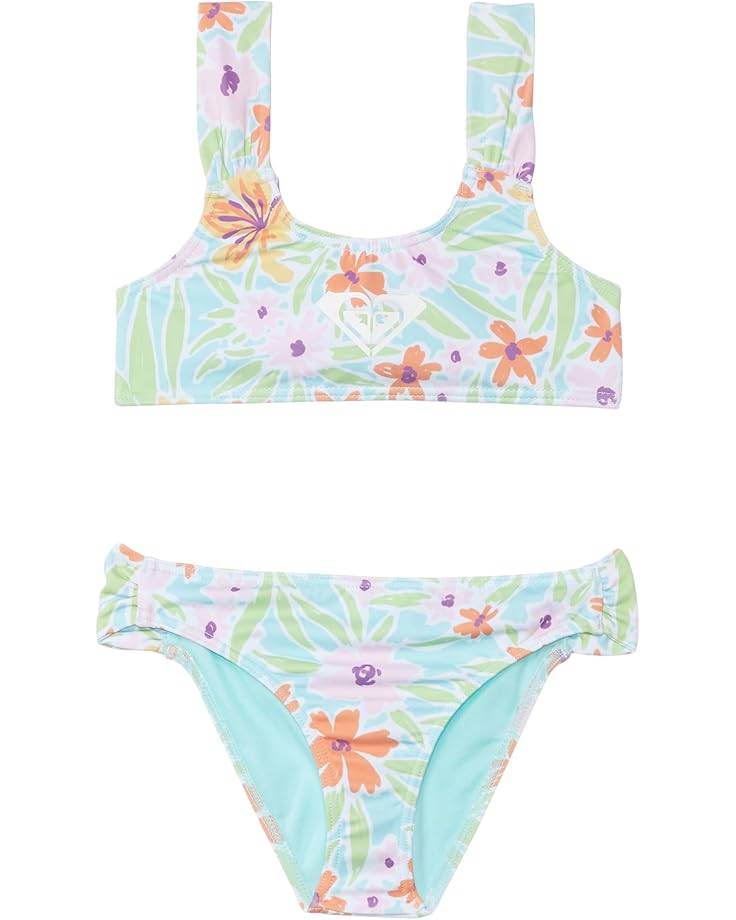 

Купальник Roxy Kids Hawaiian Spirit Bralette Set Swimsuit, цвет Aruba Blue Hawaiian Spirit