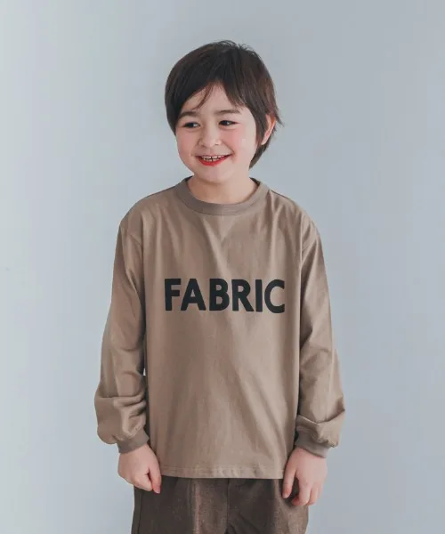 Детская футболка ZERO standard FABRIC с логотипом бежевого цвета