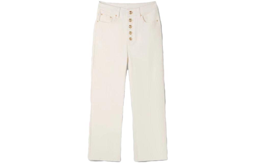 

KARL LAGERFELD Jeans Женские белые джинсы KARL LAGERFELD