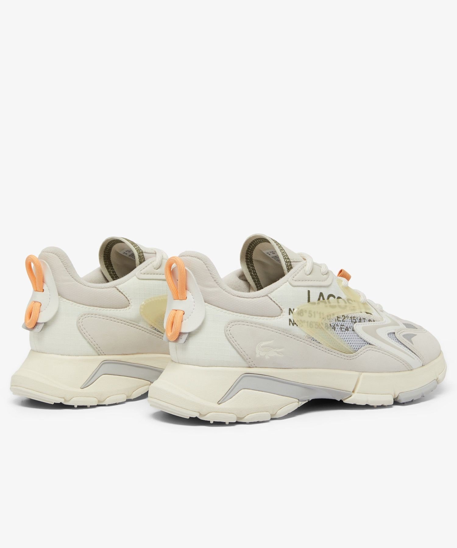 Мужские кроссовки на платформе L003 NEO TECH 224 1 SMA LACOSTE, Natural — фото 3