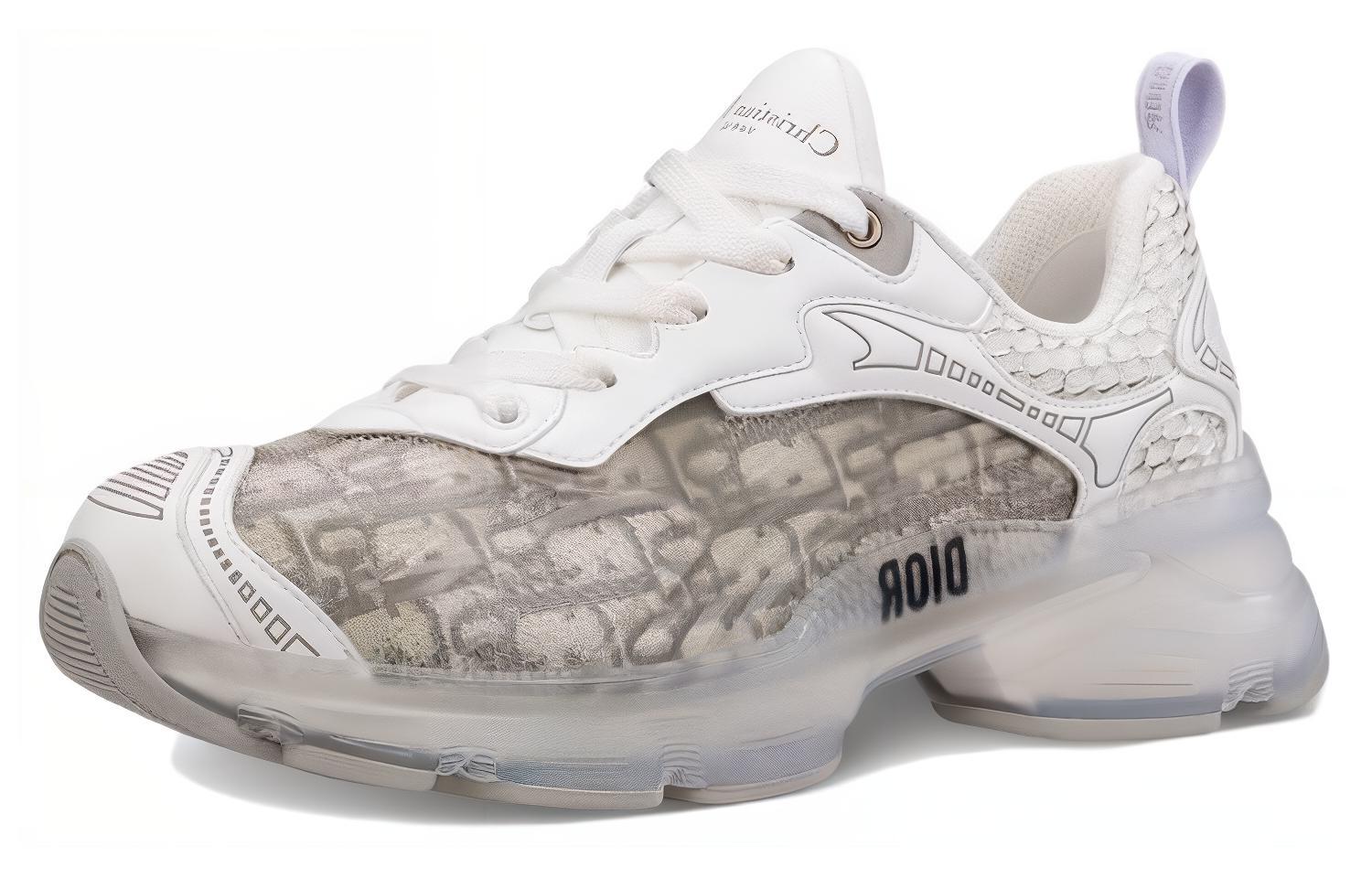 Vibe Low-Top Casual Shoes Women's White DIOR