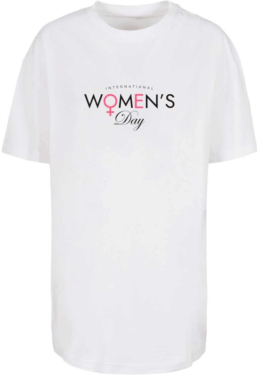 

Топ оверсайз Merchcode Oversized Shirt WD - International Women s Day, белый