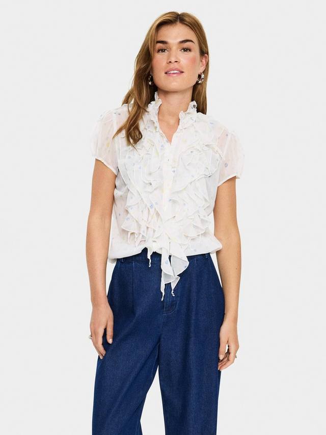 

Lilja футболка с коротким рукавом и абстрактным эффектом креш Saint Tropez, Ice Pastel