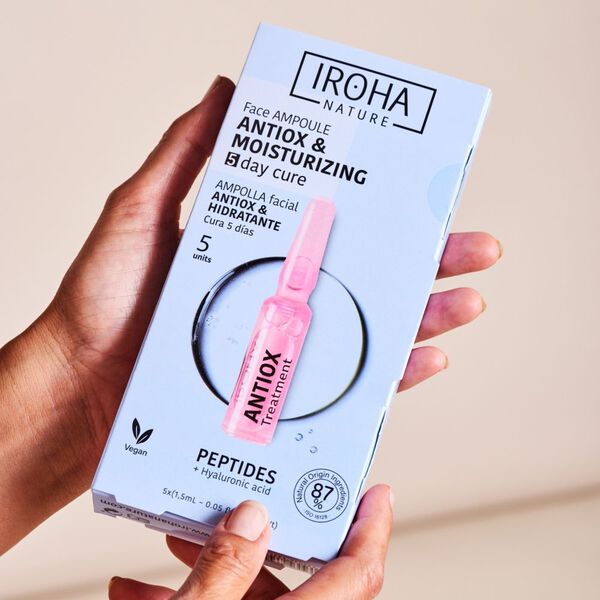 Сыворотка Iroha Nature — Антиоксидантно-увлажняющие ампулы для лица с пептидами, , Ampoules, 1.5 мл — фото 2