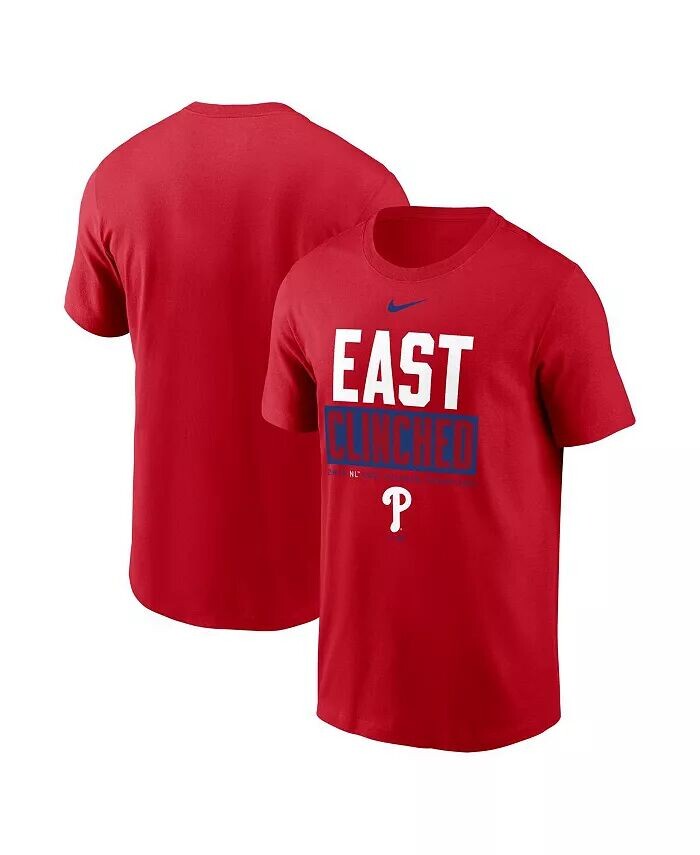 

Мужская красная футболка Philadelphia Phillies 2024 NL East Division Champions Nike