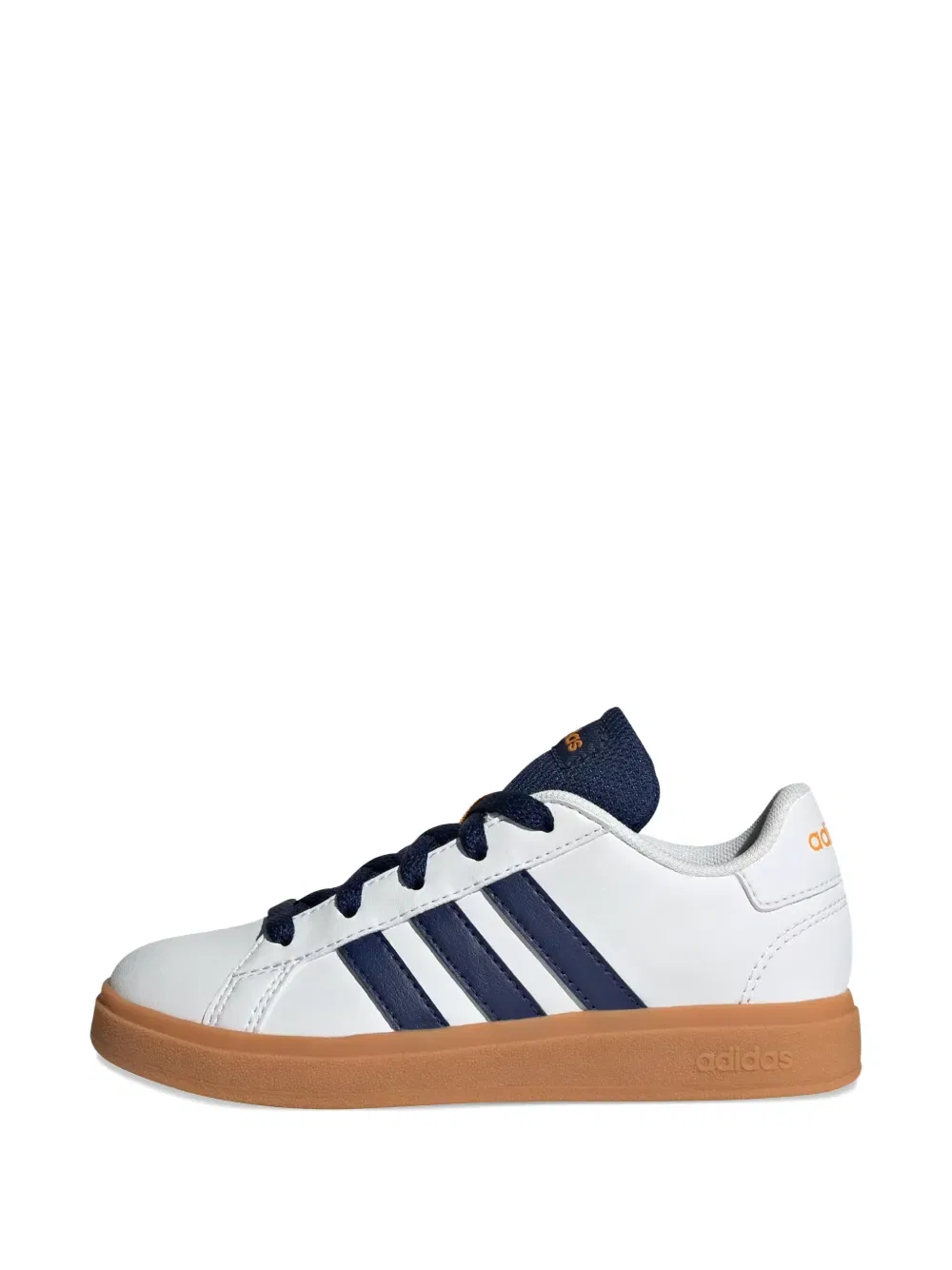 Кроссовки в полоску в стиле Grand Court Adidas Kids, белый