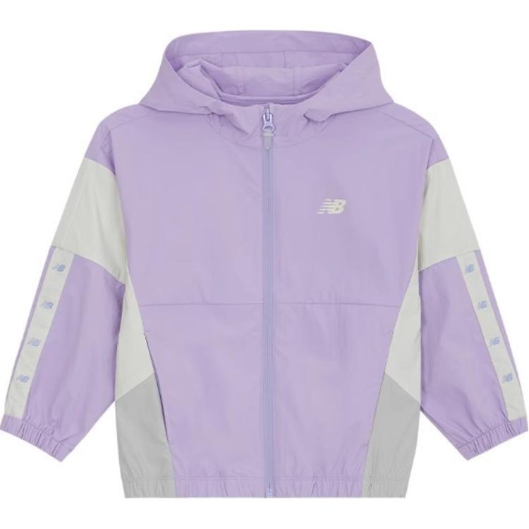 New Balance Куртка светло-фиолетовые для детей 3-7 лет — фото 3