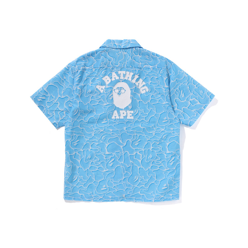 

Рубашка мужская синяя BLX A Bathing Ape, синий