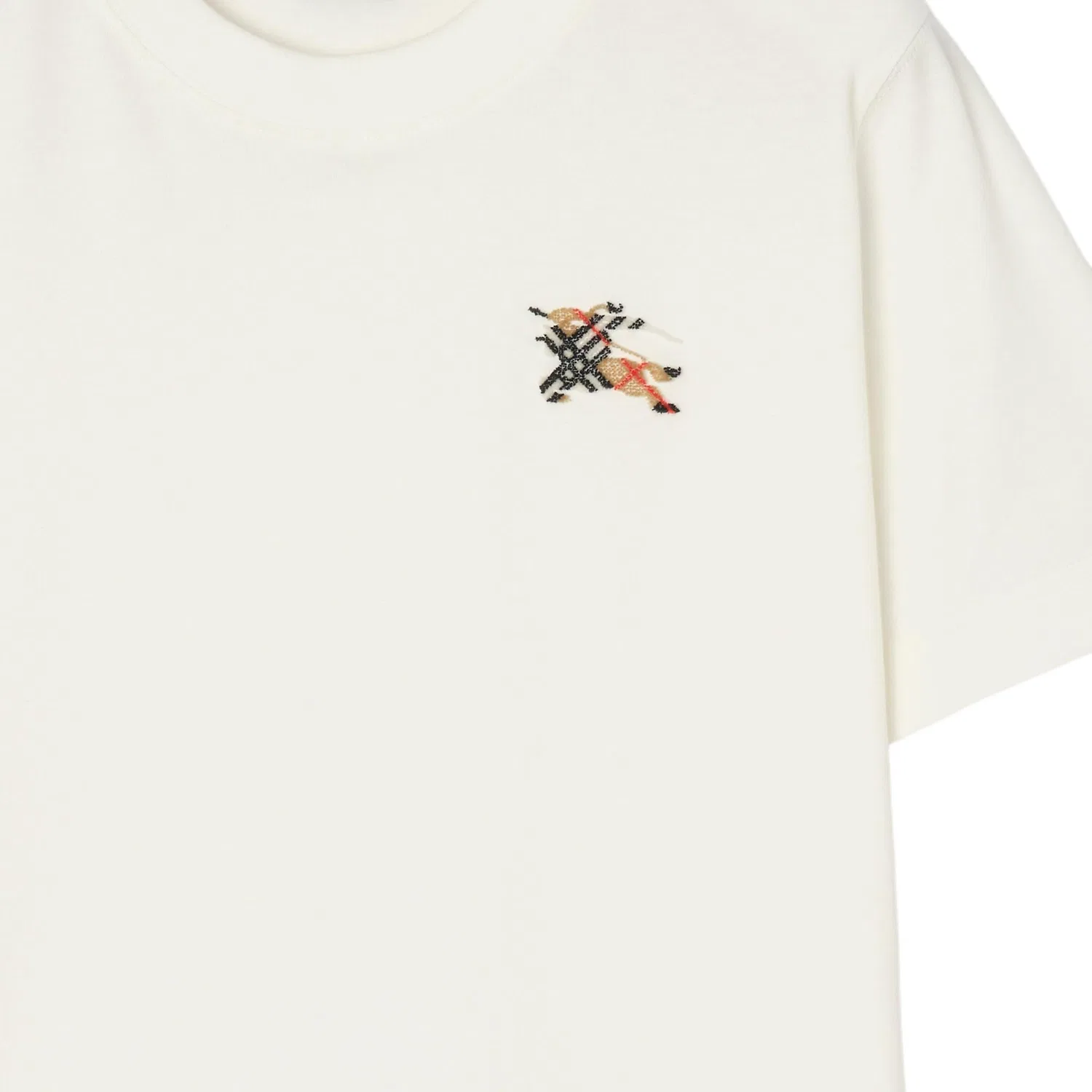 Футболка Burberry, женская, классический крой, Chalk White — фото 3