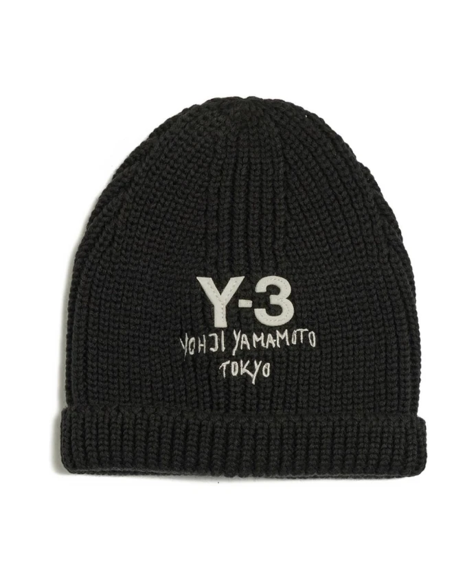 

Вязаная шапка крупной вязки Y-3, черный