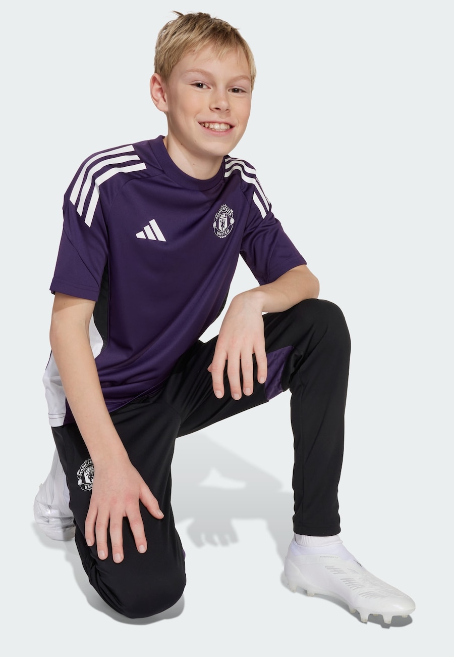 Футболка Performance ADIDAS PERFORMANCE Manchester United Tiro 25 Competition, Blackberry — фото 4