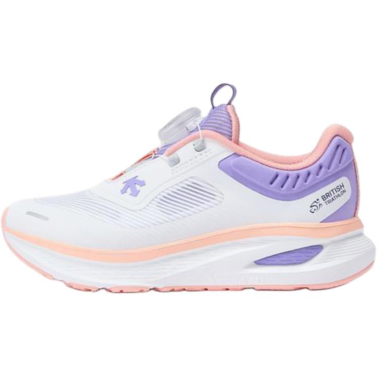 

Коллекция RUNNING, противоскользящие, износостойкие, низкие детские кроссовки для бега, для детей от 3 до 7 лет DESCENTE, белый