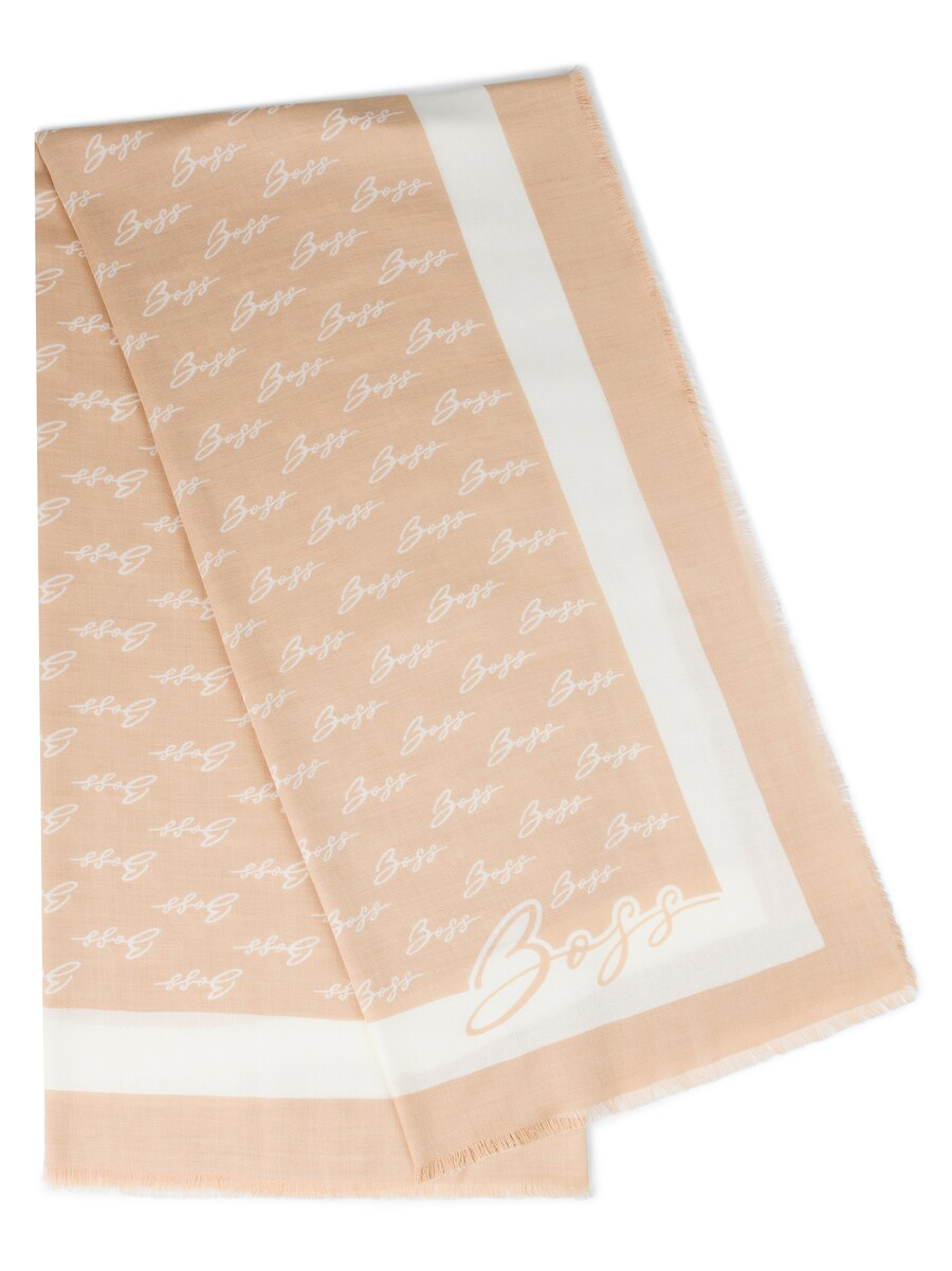 

Платок BOSS Lyza, цвет Beige/Ecru