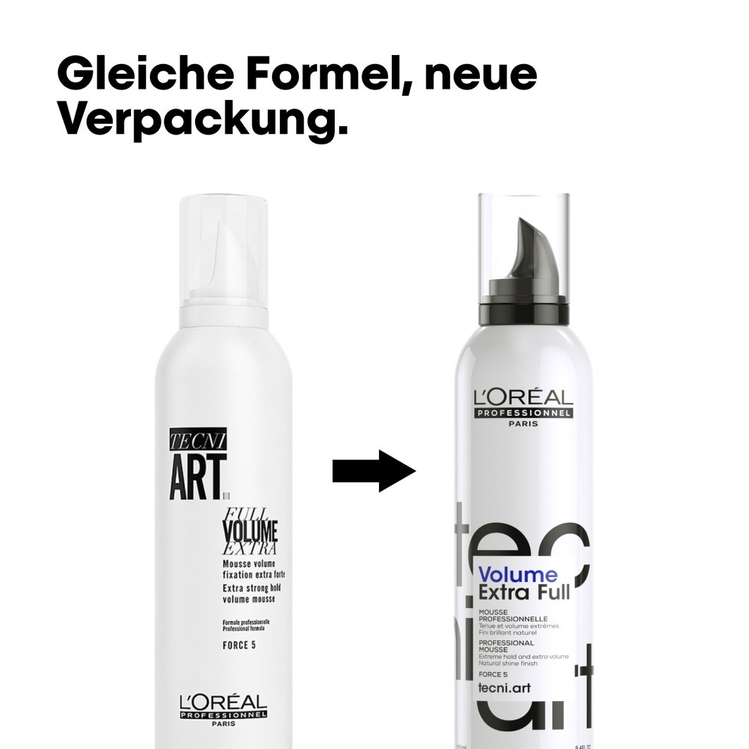 Мусс для волос tecni.art full volume extra L Oreal Professionnel Paris, объем 250 мл — фото 3