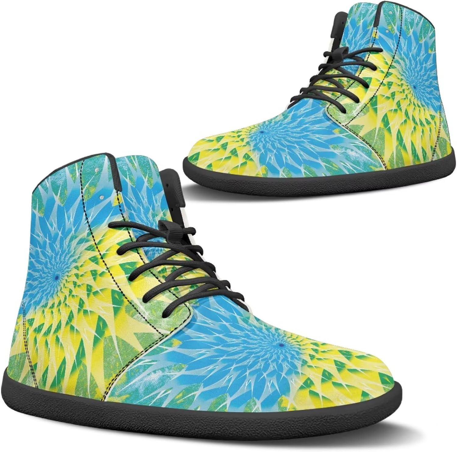 

Кроссовки Binienty для бега, унисекс, высокие, босоножки, классические шнуровкой, для мужчин и женщин, для спортзала, работы и на открытом воздухе, синий