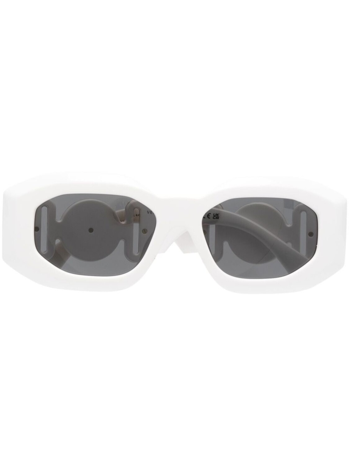 

Versace Eyewear солнцезащитные очки с декором Medusa, белый