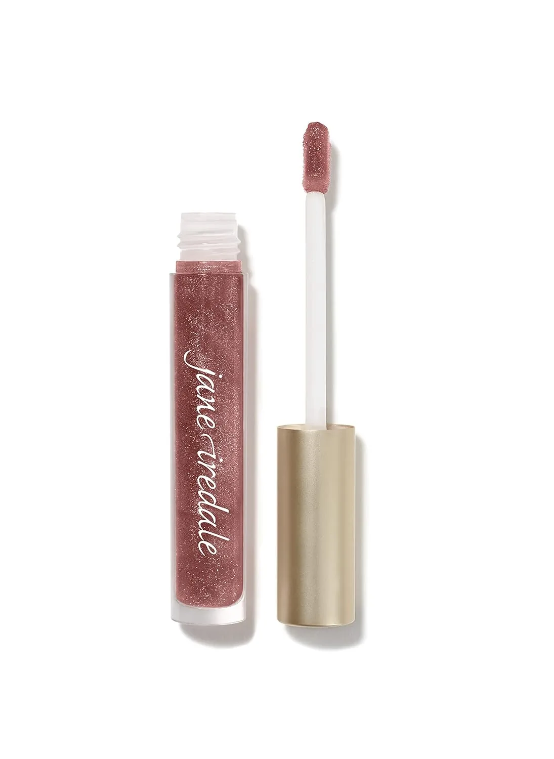 jane iredale HydroPure Hyaluronic Lip Gloss, увлажняющий блеск для губ с гиалуроновой кислотой, разглаживает и питает, нелипкий, с ароматом ванили, веганский и cruelty free, Mocha Latte