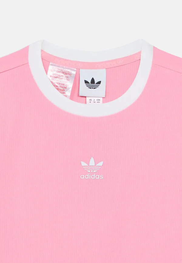 Облегающая мини-футболка для подростков. Adidas Originals, Light Pink — фото 3
