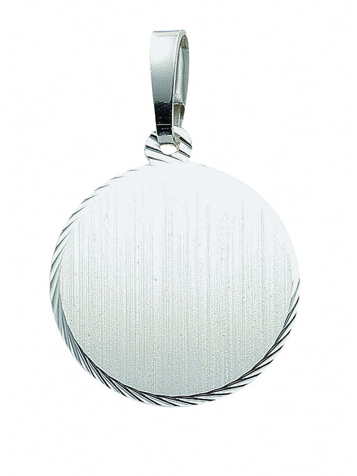 

Adeliás Женский кулон из серебра 925 пробы с гравированной пластиной