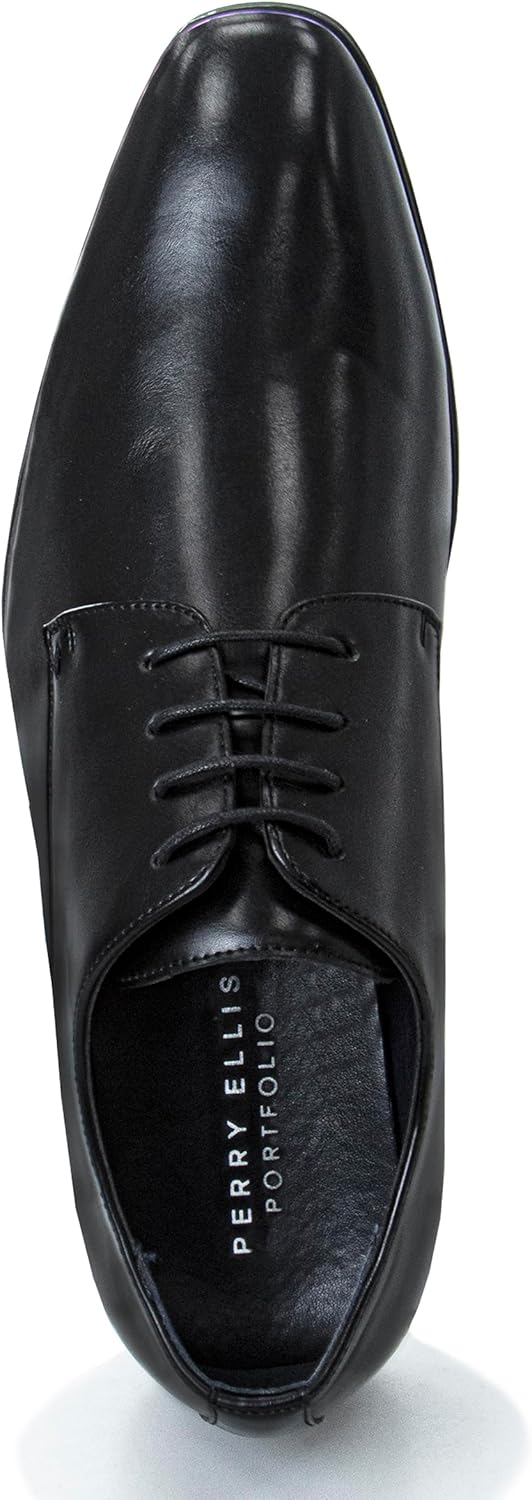 Мужские классические туфли Perry Ellis Portfolio Oxfords, черный — фото 2