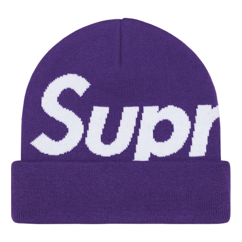 

Бейсболка Supreme Big Logo Beanie 'Dark Purple', фиолетовый