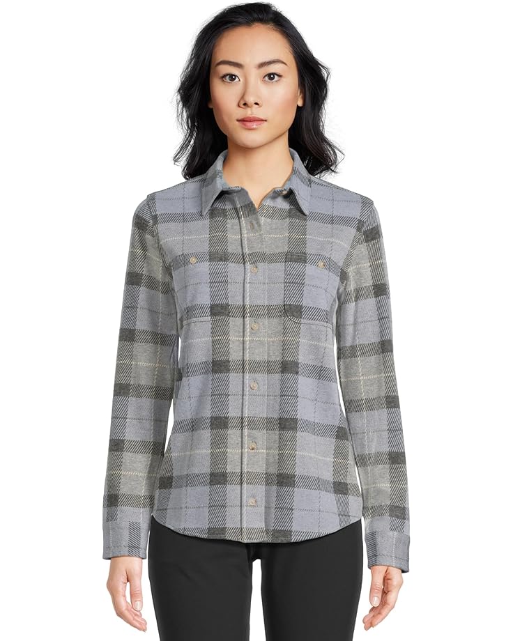 

Рубашка Faherty Legend Sweater Shirt, цвет True North Plaid