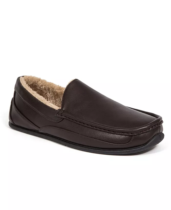 

Slipperooz Мужские уютные мокасины-тапочки Spun Indoor Outdoor S.U.P.R.O. Sock DEER STAGS, коричневый