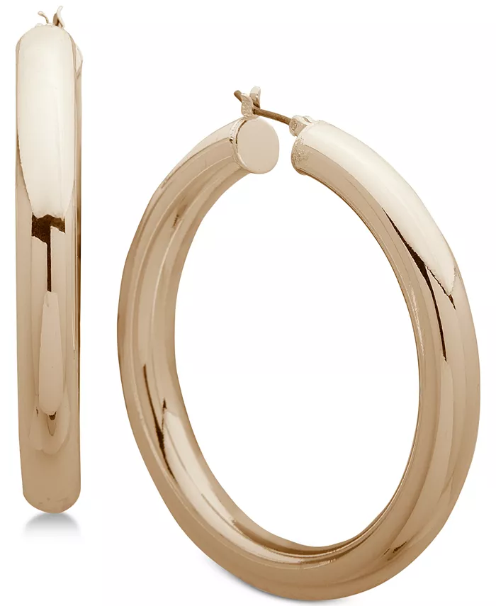 

Серьги-кольца среднего размера Anne Klein, золотой