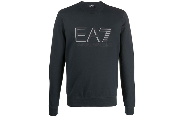

EMPORIO ARMANI Мужская толстовка EA7 синего цвета