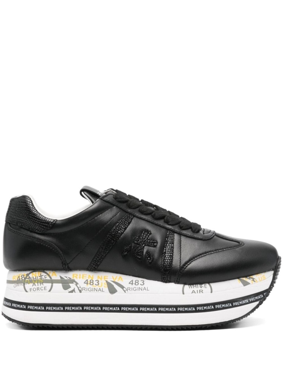 Premiata кроссовки Бет, черный