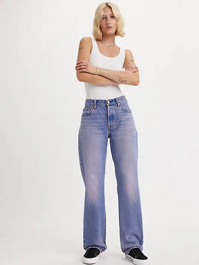 

501 женские джинсы 90-х годов Levi's, цвет Artificial Finish - Medium Wash