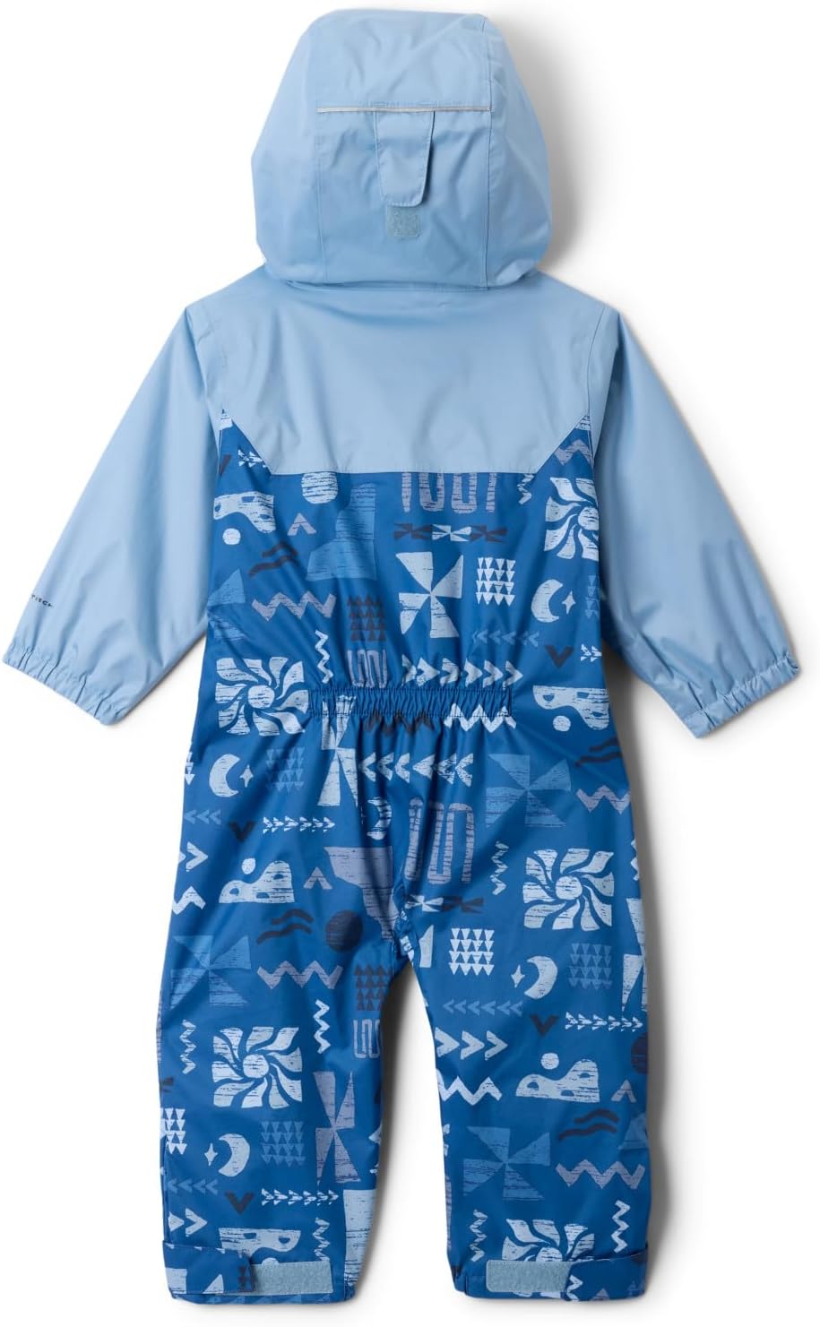 Колумбия Unisex детский дождевик Critter Jitters Iii Columbia, Mountain Blue Outerbounds/Ripple Blue — фото 2