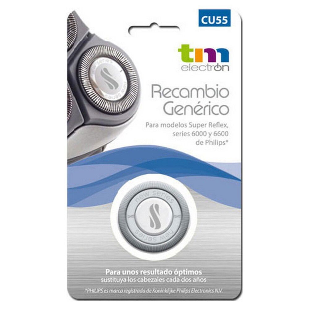 

Бритва Cabezal de recambio para afeitado súper reflex cu55 Tm electron, 1 шт