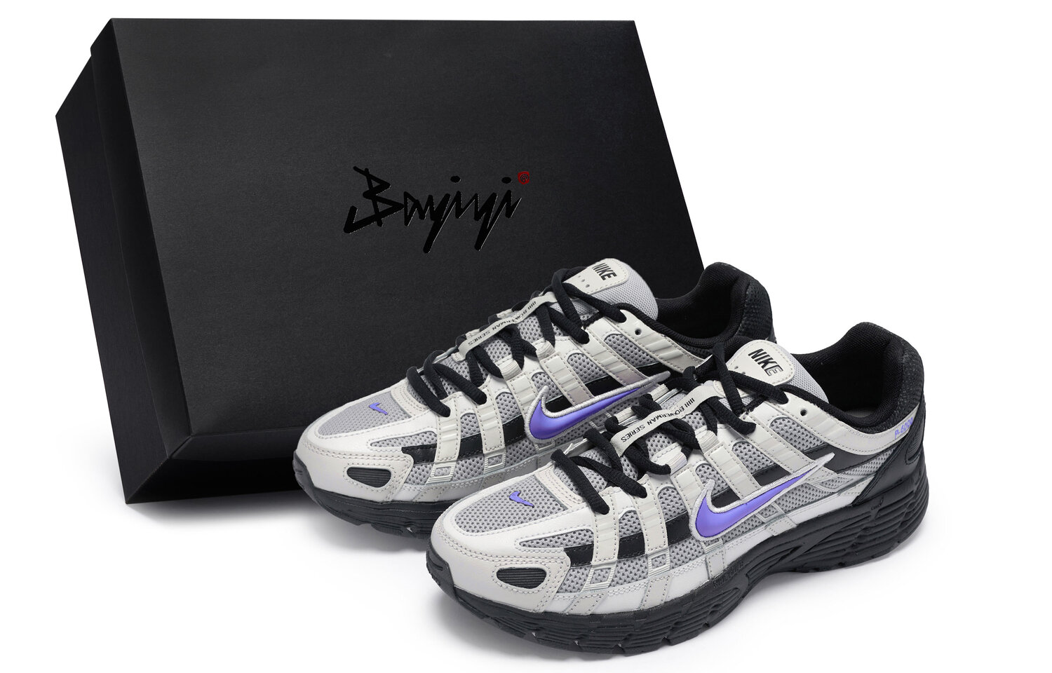 

P 6000 низкие кроссовки унисекс Nike, черный/белый