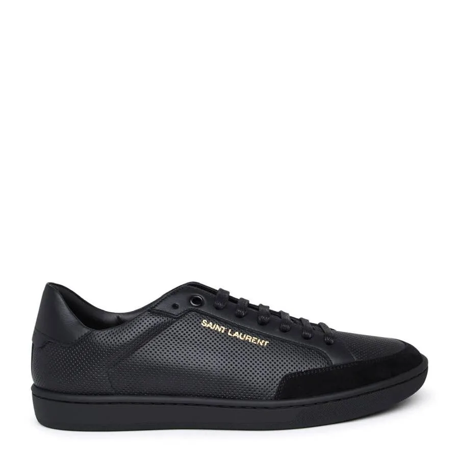 Мужские кроссовки Saint Laurent Court Classic низкие, черный