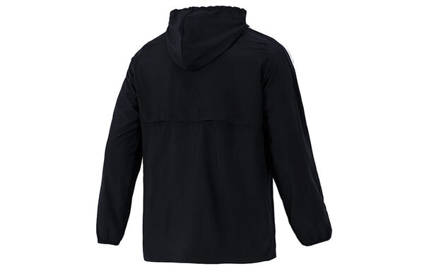 Куртка Men's adidas 3s Wb Training Sports Hooded Logo Jacket Autumn Black, черный — фото 2