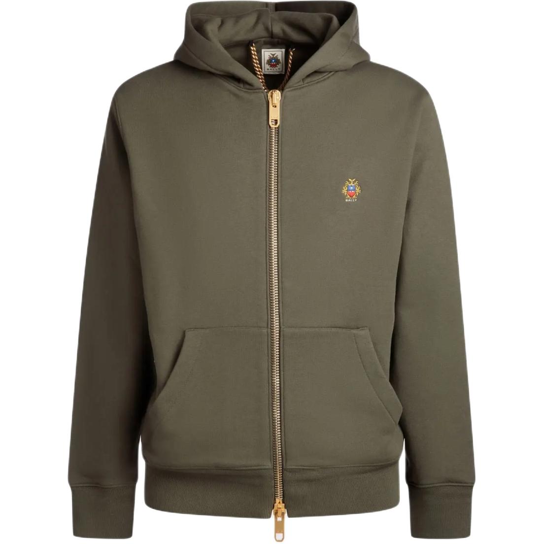 

Зеленый худи с вышитым логотипом Adrien Brody BALLY